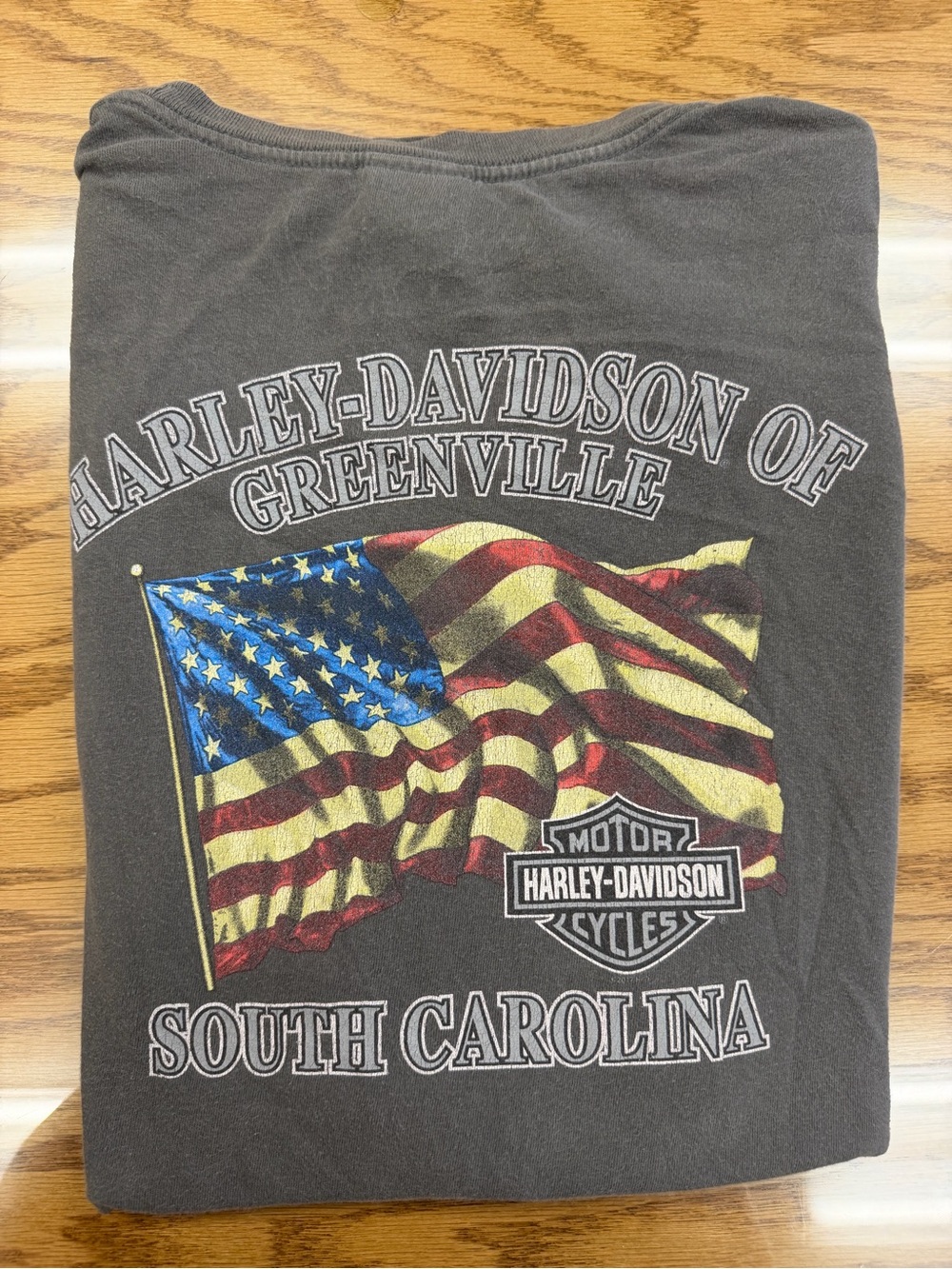 Greenville South Carolina Harley Davidson Classic Vintage T Shirt USA 3XL 27x29